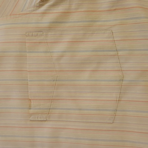 Lucky Brand Yellow Striped Button-Up Shirt - Picture 3 of 8